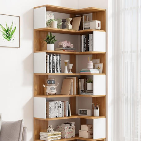 Vintage Solid Wood Bookcase