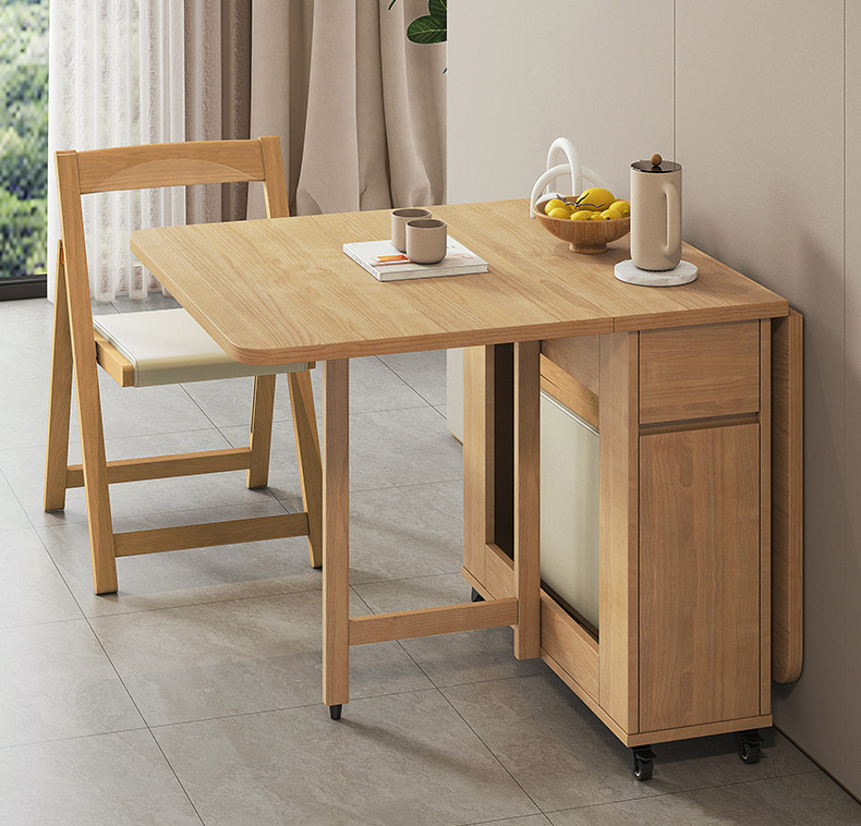 folding dining room table