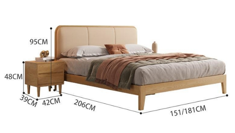 handmade wood bed frame