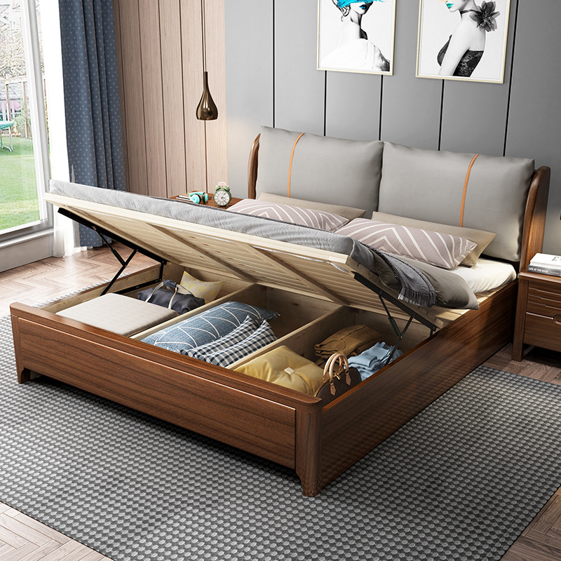 Modern Solid Wood Bed