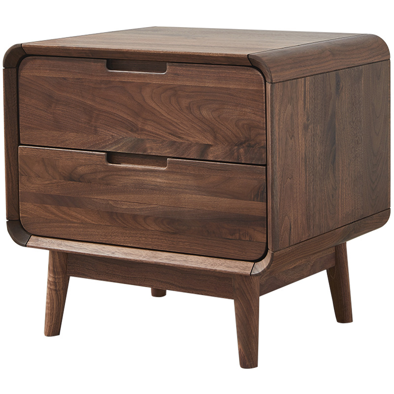 Black Walnut Bedside Cabinet