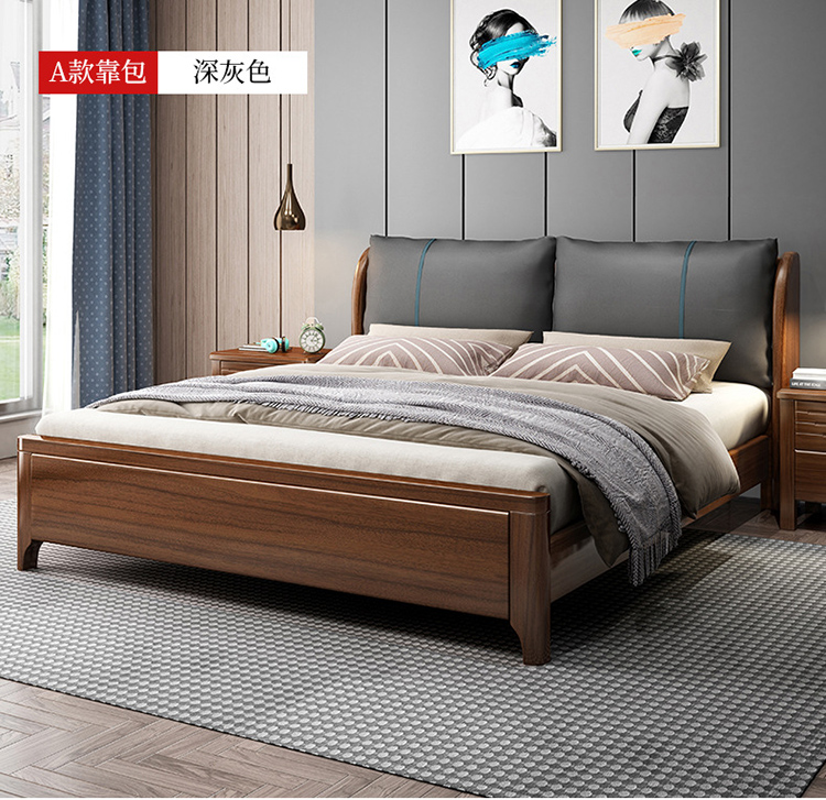 simple wood bed frame