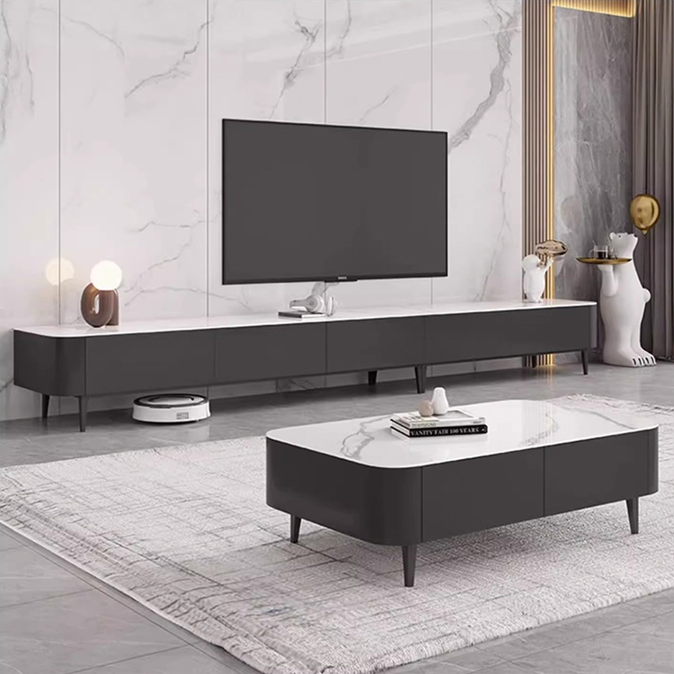 Wooden TV Stand with Storage