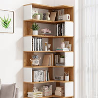 Vintage Solid Wood Bookcase