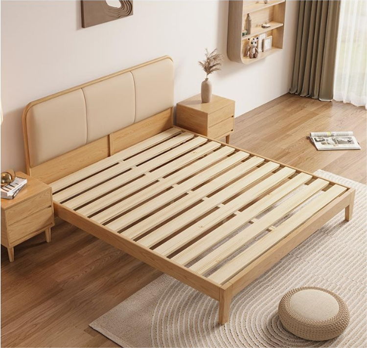 wooden queen bed frame