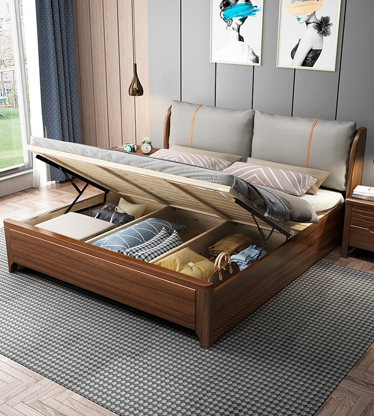 modern wooden beds