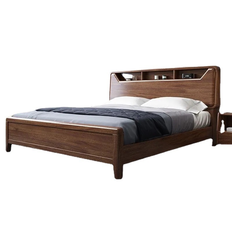Solid Wood Bed Set