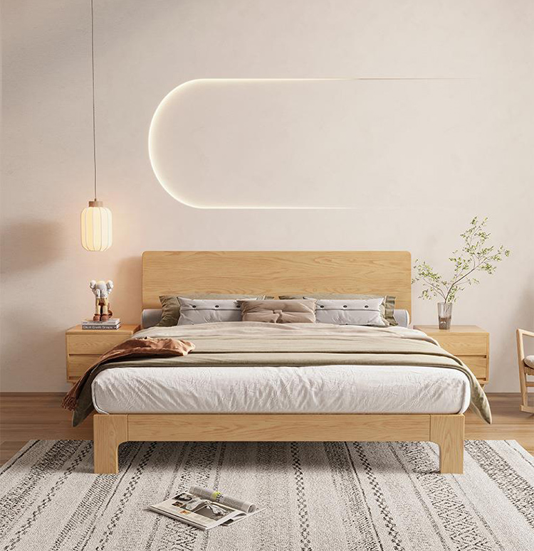 wooden bed frame design