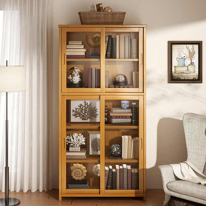 Small Solid Wood Bookcase