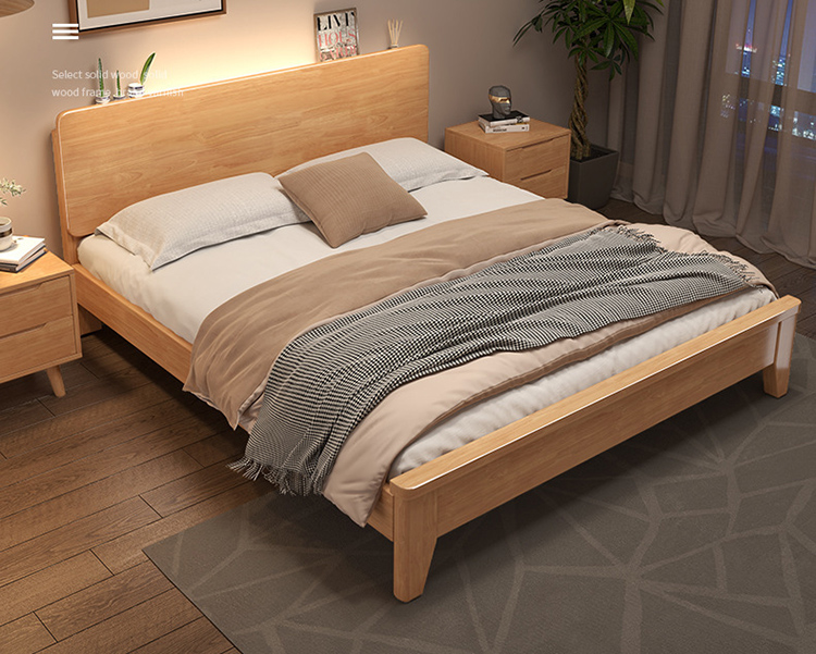 solid wood white twin bed