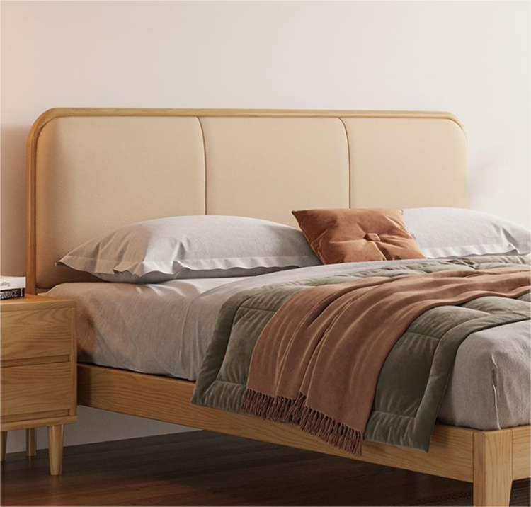 wooden bed frame