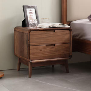 Black Walnut Bedside Cabinet