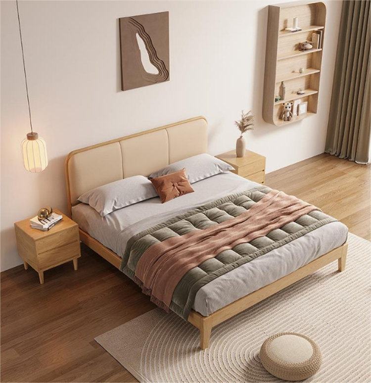 full size solid wood bed