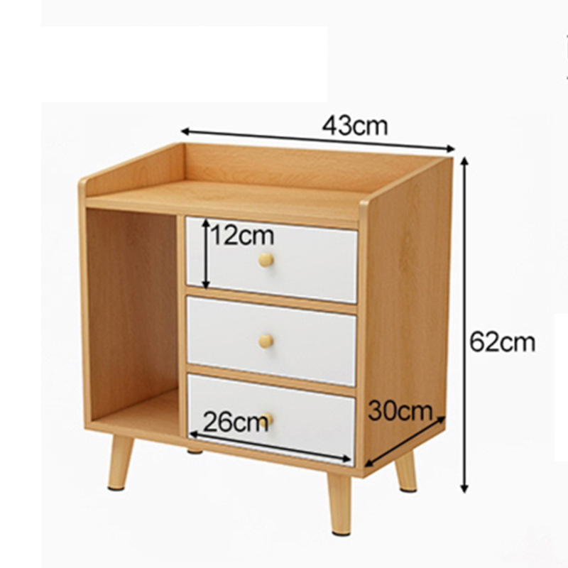 Solid Wood Bedside Table