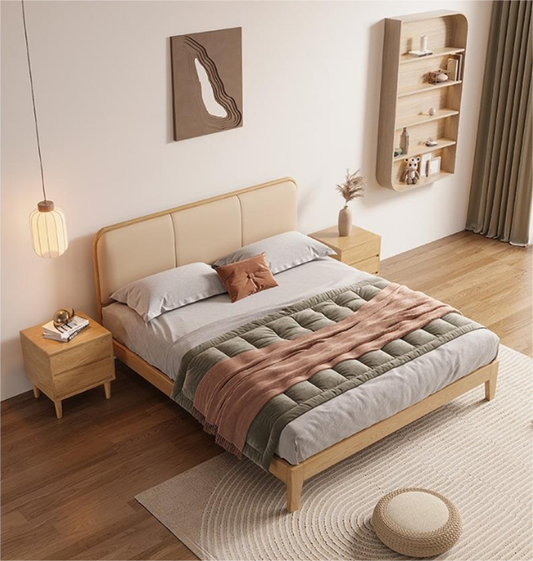 solid wood full size bed frame