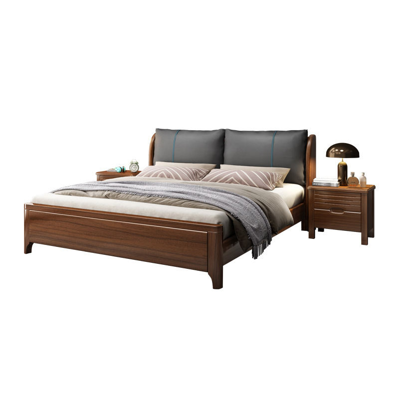 Modern Solid Wood Bed